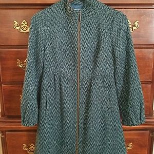 Tweed empire waist coat